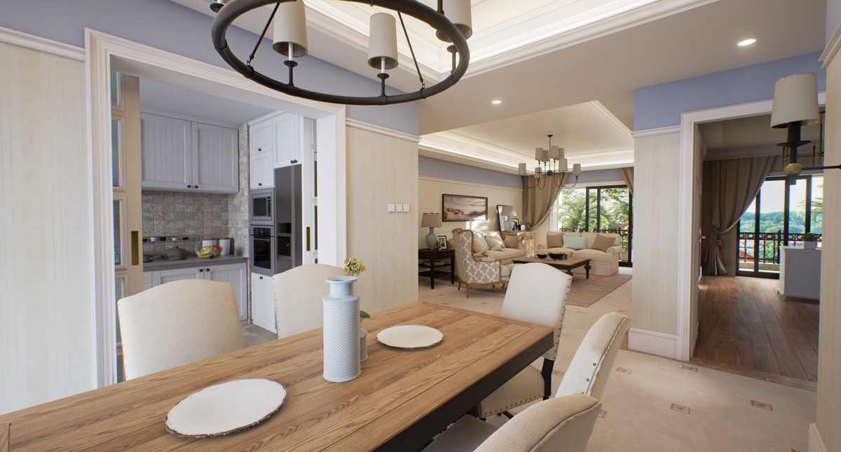 white modern kitchen design
