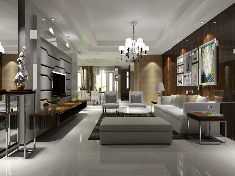 white modern kitchen design